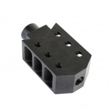 Moriarti AR-15 Rifle Barrett Style Muzzle Brake / 1/2x28 Pitch