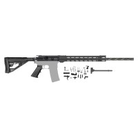 AR-15 5.56/.223 24" nitride fluted rifle kit / 15" slim mlok / no BCG / Adaptive Stock
