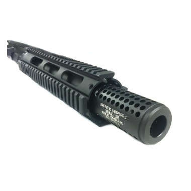 AR-15 300 AAC BLK 10.5" Nitro-Met Quad Upper Assembly with Socom Style Brake, Left Hand