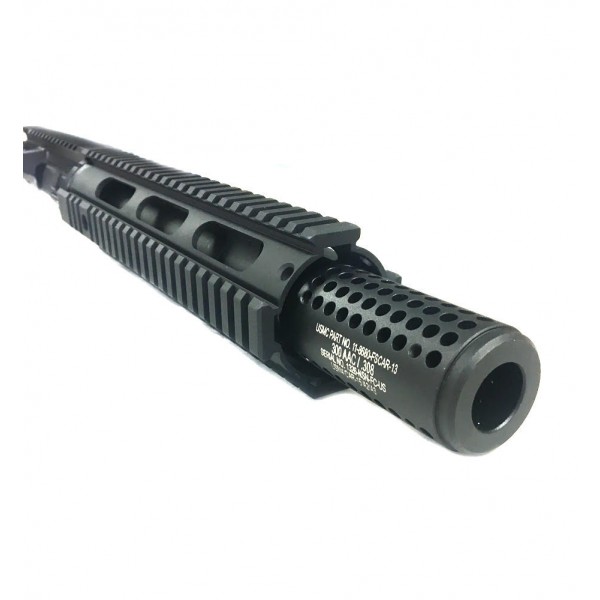AR-15 300 AAC BLK 10.5" Nitro-Met Quad Upper Assembly with Socom Style Brake, Left Hand