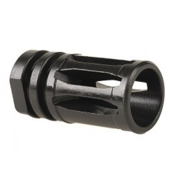 Muzzle Brake 223 556 Compensator 1/2x28 Black Steel Thread Protector with Washer 