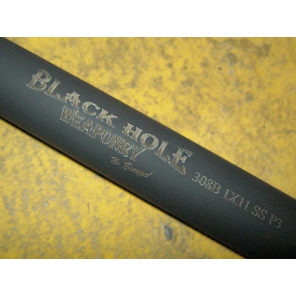 AR-10 .308 24" Black Hole Weaponry stainless steel barrel in black