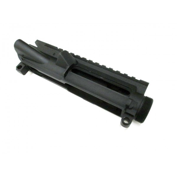 AR-15 stripped upper receiver - black anodized