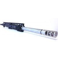 AR-15 5.56/.223 16" stainless steel spiral fluted upper assembly 