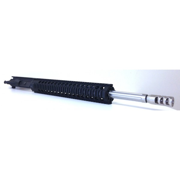 AR-15 5.56/.223 20" stainless steel straight fluted tactical upper assembly
