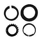 AR-15 Delta Ring Assembly – Mil-Spec, Complete Set with Delta Ring, Weld Spring, Snap Ring, and Barrel Nut