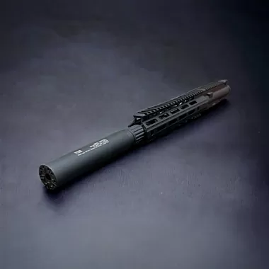 AR-15 7.62x39 10.5" Pistol Upper with 7" Fake Can and M-LOK Rail | Moriarti Arms