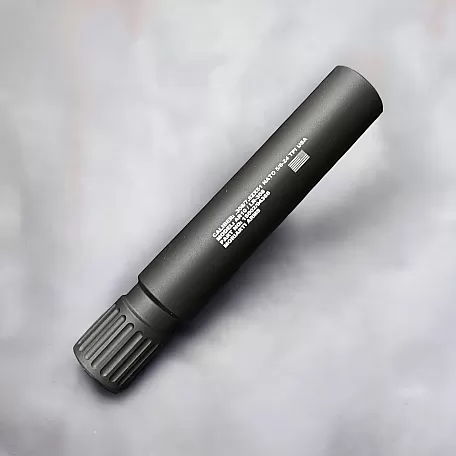 Moriarti AR-15 7" Thread-On Fake Suppressor Gen 2 – 1/2x28, Barrel Length Extension, 5.56 Caliber