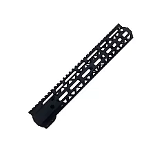 MORIARTI AR-15 12" M-LOK Slim Profile Free Float Handguard / Diamond Cut - Ultra Lightweight, Made in USA