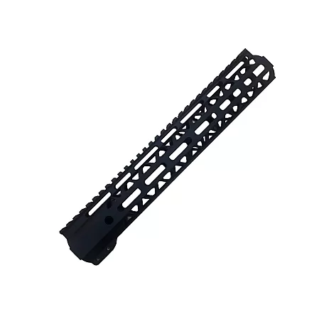 MORIARTI AR-15 12" M-LOK Slim Profile Free Float Handguard / Diamond Cut - Ultra Lightweight, Made in USA