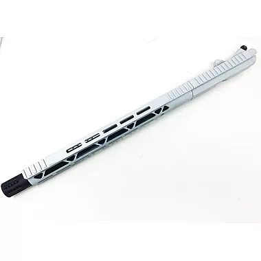 Moriarti AR-15 7.62x39 16" Clear White Upper Assembly with Shroud and M-LOK Rail