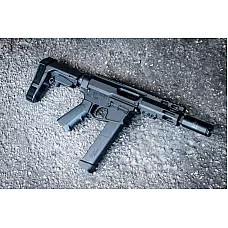 Moriarti Arms MA-45 4" Side Charger .45 ACP Pistol | LRBHO, SBA3 Brace, Cone Muzzle Brake