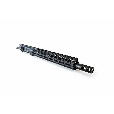 AR-15 .450 Bushmaster 16" Steel Black Nitride Upper Assembly, Tanker Muzzle Brake, M-LOK Handguard