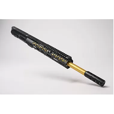 AR-15 5.56/.223 16" Carbine Upper Assembly / Gold Finish / Triport Muzzle Brake