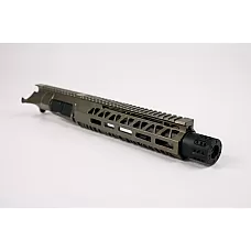 AR-15 5.56 NATO 10.5" Upper Assembly in OD Green with Mlok Handguard and Shroud – Moriarti Arms