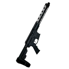 Moriarti AR-40 Stryker 12" Side Charging Pistol - .40 S&W, LRBHO, MLOK, SBA3 Brace