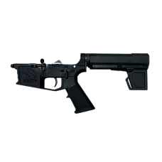 AR-9 9MM Glock Style Complete Pistol Lower – Shockwave2 Adjustable Brace | Moriarti Armaments