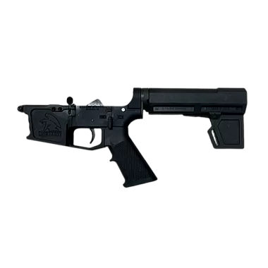 AR-9 9MM Glock Style Complete Pistol Lower – Shockwave2 Adjustable Brace | Moriarti Armaments