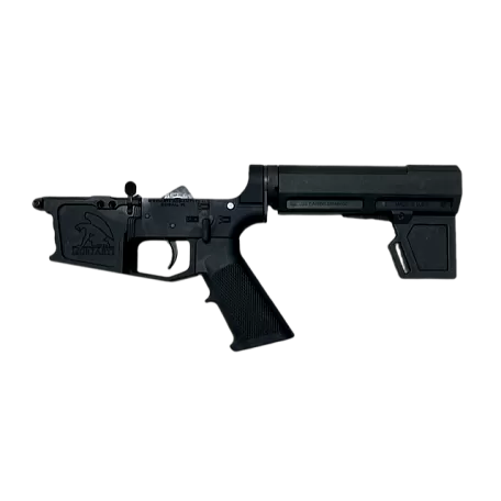 AR-9 9MM Glock Style Complete Pistol Lower – Shockwave2 Adjustable Brace | Moriarti Armaments