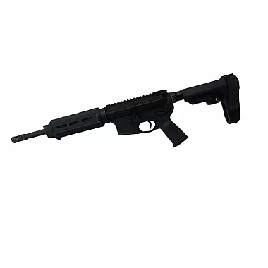 AR-15 5.56/.223 Moriarti Arms 11.5" Semi Auto Pistol | Magpul Handguard | SBA3 Pistol Brace | FDE, Black, or OD Green Rail Options