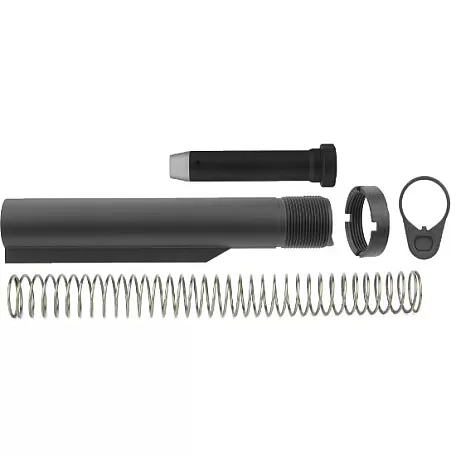 AR-15 H2 Carbine Buffer Tube Kit w/ Standard End Plate - Force Reset Trigger Ready