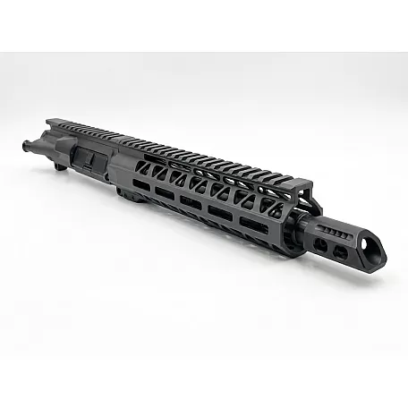 AR-15 300 Blackout 10.5" Diamond Cut 10" M-LOK Upper Assembly / Slanted Muzzle / 1x7 Twist – Sniper Grey Cerakote Finish