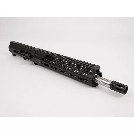 AR-15 5.56 NATO 16" Stainless Steel Side Charging Upper Assembly – 12" M-LOK, A2 Flash Hider