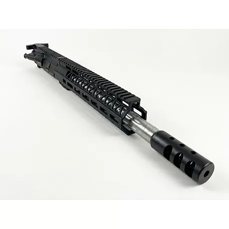 AR-15 16" 5.56/.223 Straight Fluted Stainless Tactical Upper, 12" M-LOK, Carbine