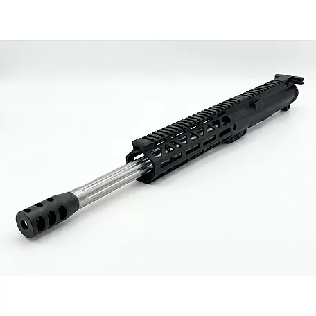 AR-15 .224 Valkyrie 20" Straight Fluted Stainless Steel Upper Assembly / M-LOK - Match Grade Barrel, Triport Muzzle Brake