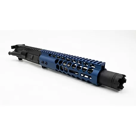 Moriarti AR-15 300 BLK 7.5" Honeycomb Chrome Moly Upper Assembly | Choose Color MLOK | Trident Cone Flash Can