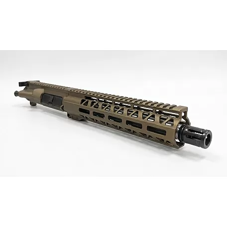 AR-15 300 Blackout 10.5" Complete Upper Assembly | Diamond Cut M-LOK | Burnt Bronze Cerakote