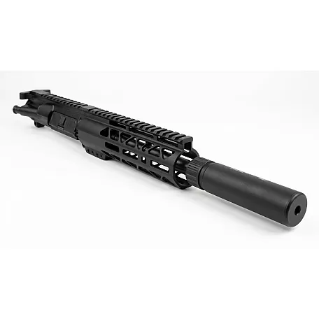 AR-10 .308 13.5" Upper Assembly with 7" Fake Suppressor & Mlok - DPMS Compatible Upper