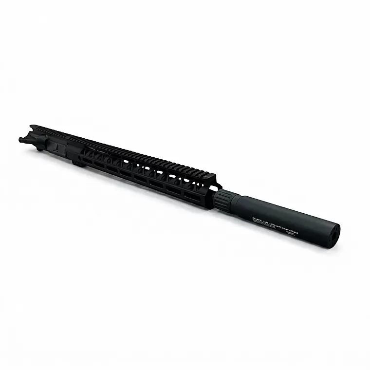 Moriarti AR-15 5.56/.223 16 inch 'Black Canon' Upper Assembly – 7 inch Faux Can, M-LOK Rail