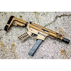 AR-9 9MM MORIARTI ARMS 4.5" 'BRINDLE' PISTOL / SBA3 / LRBHO