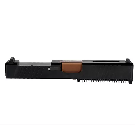 COPPERSTAR Glock 19 9MM Complete Slide Kit – For G19 Gen 1-3 with RMR Cut – Choose Barrel Color