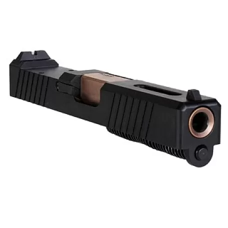 COPPERSTAR Glock 19 9MM Complete Slide Kit – For G19 Gen 1-3 with RMR Cut – Choose Barrel Color
