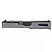 Glock 19 Gen 1-3 Compatible THE COMPETITOR Sniper Grey Complete Slide Kit – Choose Barrel Finish