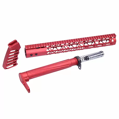 AR-15 AIRLITE Series Complete Furniture Set | Lightweight, Durable | Anodized in Various Colors