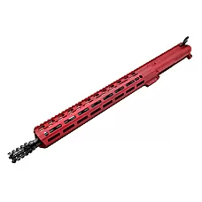 AR-15 5.56/.223 16" M4 Upper with Red MLOK Handguard & Custom Pineapple Muzzle Brake | Moriarti Arms