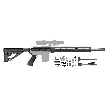 AR-15 7.62x39 18" Rifle Build Kit – 15" M-Lok Handguard | Wolff Heavy Spring Enhanced Performance