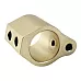 AR-15/AR-10 .750 Low Profile Gas Block – Gold Anodized, Includes Pins and Wrench