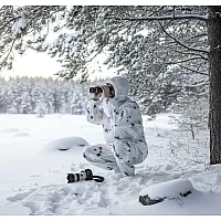 Surplus Military Official "Blob" Winter Camouflage Suit – Snow Camo, Jacket & Pants, Original Military Tags, Wind and Water Proof