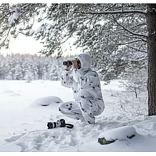 Surplus Military Official "Blob" Winter Camouflage Suit – Snow Camo, Jacket & Pants, Original Military Tags, Wind and Water Proof