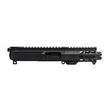 Moriarti AR-9 9MM 3" Pistol Length Complete Upper Receiver - MLOK, Flash Can, Non-LRBHO