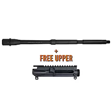 AR-15 Set - Moriarti AR15 5.56 NATO M4 Carbine Barrel with Free M4 Upper Receiver - Stripped 
