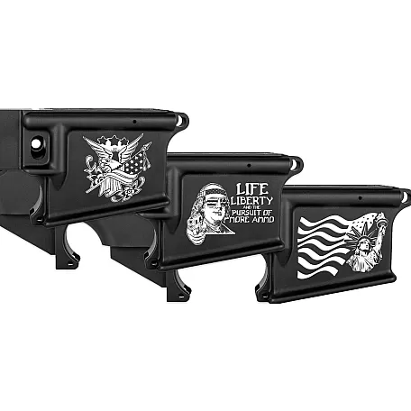 AR-15 80% Lower Receiver - 4th of July Limited Edition - Life Liberty Engraving