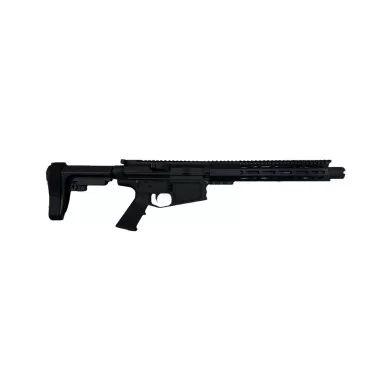 Moriarti 8.6 Blackout AR-10 pistol kit with 12.5-inch barrel and SBA3 brace