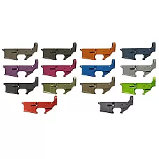 AR-15 80% Lower Receiver - Choose Color | Cerakote | 7075-T6 Forged Receiver