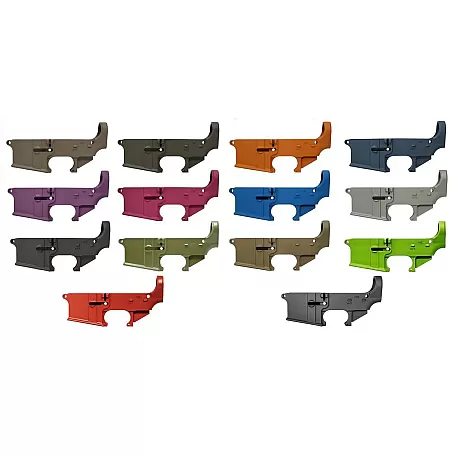 AR-15 80% Lower Receiver - Choose Color | Cerakote | 7075-T6 Forged Receiver