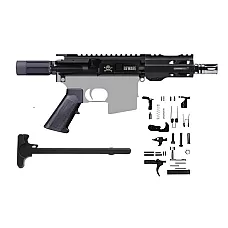 AR-15 5.56 NATO 5" BEWARE PISTOL KIT - MLOK - MICRO